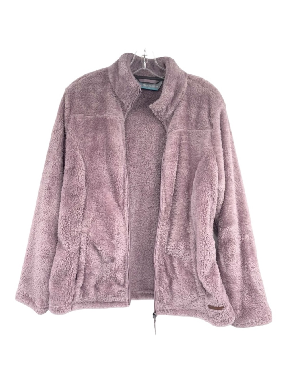Free Country Soft Fleece Zip Jacket Size Large